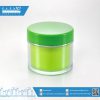 บรรจุภัณฑ์เครื่องสำอาง กระปุก 3 ชั้น 100g เขียวอ่อน
