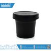 บรรจุภัณฑ์เครื่องสำอาง กระปุก ไอติม 200g ดำ