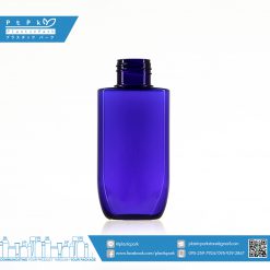บรรจุภัณฑ์เครื่องสำอาง ขวดทรงรี 100ml น้ำเงิน
