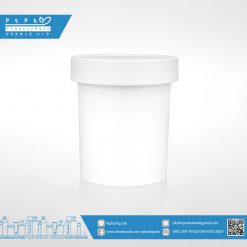บรรจุภัณฑ์เครื่องสำอาง กระปุกไอติม 1000g ขาว