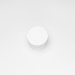 บรรจุภัณฑ์เครื่องสำอาง กระปุก ก 100 15g ขาวขอบเงิน