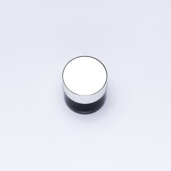 บรรจุภัณฑ์เครื่องสำอาง กระปุก อคริลิคมุก 5g ดำฝาเงิน