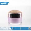 บรรจุภัณฑ์เครื่องสำอาง กระปุก ก116 30 g สีชมพูฝาโรสโกลด์