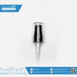 บรรจุภัณฑ์เครื่องสำอาง ปั๊มนกพรีเมี่ยมดำ 18 มิล