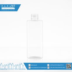 บรรจุภัณฑ์เครื่องสำอาง ขวด SQR 200 ml ใส