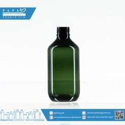 บรรจุภัณฑ์เครื่องสำอาง ขวดเขียวใส 200 ml