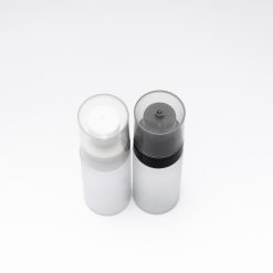 บรรจุภัณฑ์เครื่องสำอาง ขวด OP 80ml ใสขุ่น หัวปั๊มดำ/ขาว