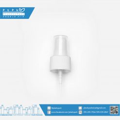 บรรจุภัณฑ์เครื่องสำอาง สเปรย์ขาวฝาครอบใส 24 มิล