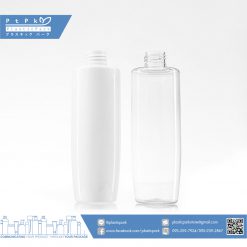 บรรจุภัณฑ์เครื่องสำอาง ขวดแจกัน 250 ขาว ใส