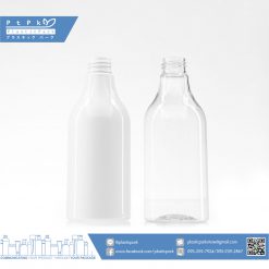 บรรจุภัณฑ์เครื่องสำอาง ขวด Y 250 ml ขาว ใส