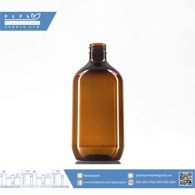 บรรจุภัณฑ์เครื่องสำอาง ขวดชาใส 500 ml