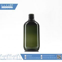 บรรจุภัณฑ์เครื่องสำอาง ขวดเขียวใส 500 ml