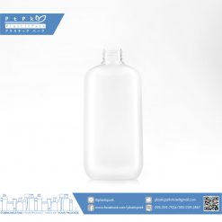 บรรจุภัณฑ์เครื่องสำอาง ขวดก้นมน 500 ml ใสขุ่น