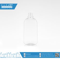 บรรจุภัณฑ์เครื่องสำอาง ขวดแบน 250 ml ใส