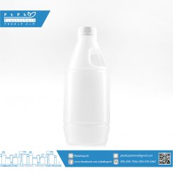 บรรจุภัณฑ์เครื่องสำอาง แกลลอนกลม S 1ลิตร ขาวขุ่น