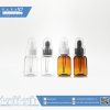 บรรจุภัณฑ์เครื่องสำอาง ขวดดรอปเปอร์พลาสติก 25 ml ใสฝาขาว ใสฝา ขุ่นฝาขาว ขุ่นฝา