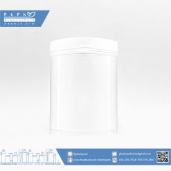 บรรจุภัณฑ์เครื่องสำอาง กระปุกฝาฉีก 1000g ขาว