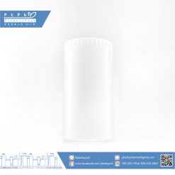 บรรจุภัณฑ์เครื่องสำอาง กระปุกฝาหยัก 1000g ขาว