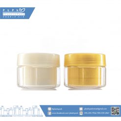 บรรจุภัณฑ์เครื่องสำอาง กระปุก Pet 150g ครีม ทอง