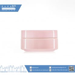 บรรจุภัณฑ์เครื่องสำอาง กระปุก Pet 100g ลูดปัด ชมพู