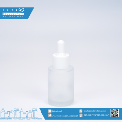 ดรอปเปอร์ขาวกลมฝ้า 30 ml