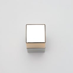 บรรจุภัณฑ์เครื่องสำอาง ขวดปั๊มแก้วเหลี่ยม 15 ml ฝา/ปั๊มทอง