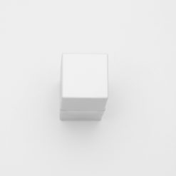 บรรจุภัณฑ์เครื่องสำอาง ขวดปั๊มแก้วเหลี่ยม 15 ml ฝา/ขาว