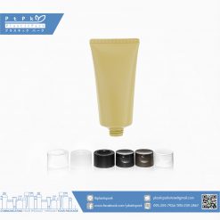 บรรจุภัณฑ์เครื่องสำอาง หลอดโฟมเนื้อด้าน 150 g ครีม ฝาฟลิป