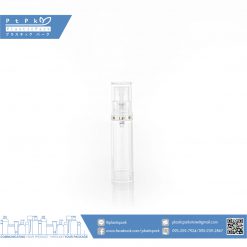 บรรจุภัณฑ์เครื่องสำอาง ขวดสุญญากาศ 5 ml ใส คาดทอง