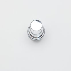 บรรจุภัณฑ์เครื่องสำอาง ขวดลังโคม 20 ml ดำใสฝาเงิน