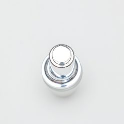 บรรจุภัณฑ์เครื่องสำอาง ขวดลังโคม หัวปั๊ม 20 ml ขุ่นฝาเงิน