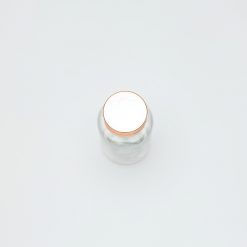 บรรจุภัณฑ์เครื่องสำอาง กระปุกอาหารเสริม 150 g ใส ฝาพิงค์โกลด์