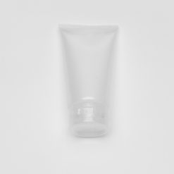 บรรจุภัณฑ์เครื่องสำอาง หลอดโฟม 150 g ใสฝาฟลิปใส