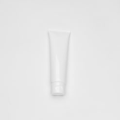 บรรจุภัณฑ์เครื่องสำอาง หลอดโฟม 120 g ขาวเงา